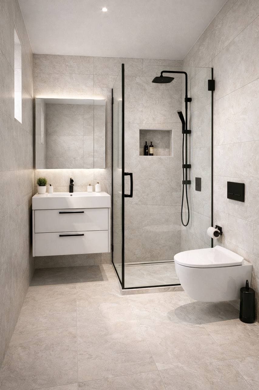 Rinnovo Bagno Moderno - Immagine 1